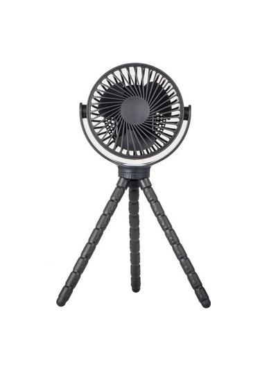 Ahtapot Tripod Bebek Arabası Masaüstü Fanı Ivlpzz Siyah