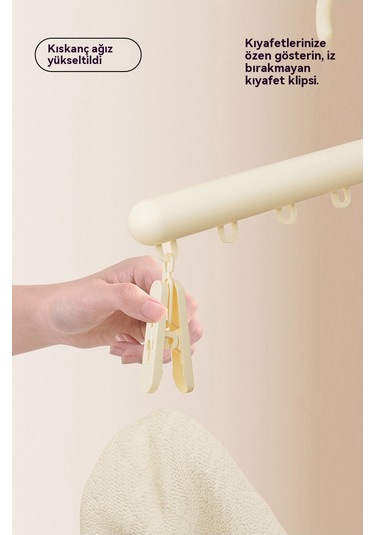 Ev Yüksek Değerli Tek Hatlı Çamaşır Kurutma Rafı Çok İşlevli Tek Hatlı Plastik Çamaşır Kurutma Rafı İki Set Beyaz