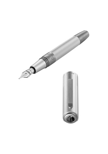 Montegrappa 007 Gümüş Özel Seri Dolma Kalem - M Uç Isbjr3us Gümüş