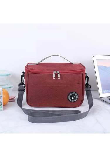 Şarap Sofieles Piknik Yalıtımlı Öğle Yemeği Kutusu Taşınabilir Soğutmalı Çanta Büyük Kapasiteli Su Geçirmez Öğle Yemeği Çantası Piknik Çantası M Çok Renkli