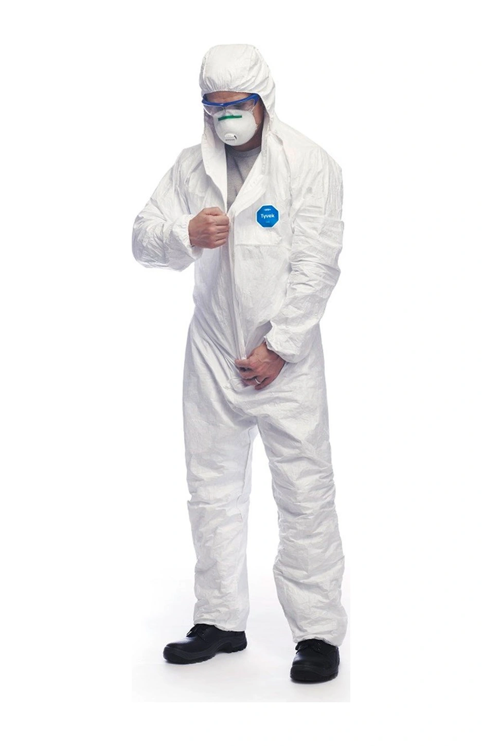 Tyvek 200 Easysafe Başlıklı Kimyasal Koruyucu Tek Kullanımlıktulum Xl