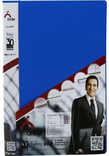 Önder 1104 Pp Kapak 4 Halkalı Klasör