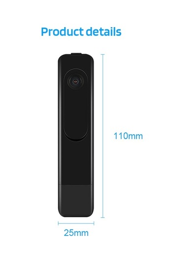 Didadodo T008 Spor Kamerası: 1080p Geniş Açılı, Bisiklet Ve Aksiyon Çekimleri İçin Hafif Kıyafet Klipsli, Kullanışlı Düğme Takılı Model