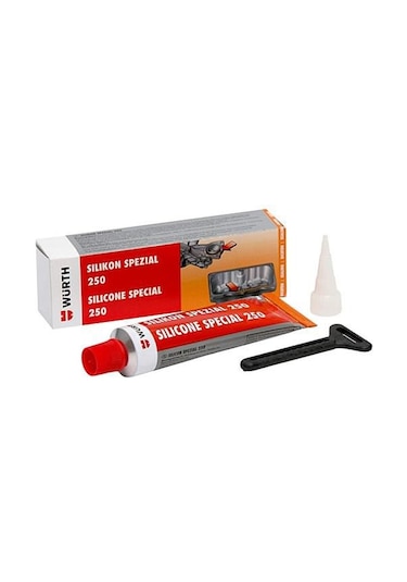 Würth Sıvı Conta Silikon Siyah 250 Dereceye Kadar Dayanıklı 70 Ml