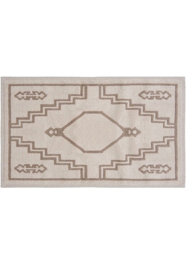 Evidea Soft Klas 2'li Banyo Paspası - Ekru / Bej - 60x100 Cm + 50x60 Cm Ekru / Bej