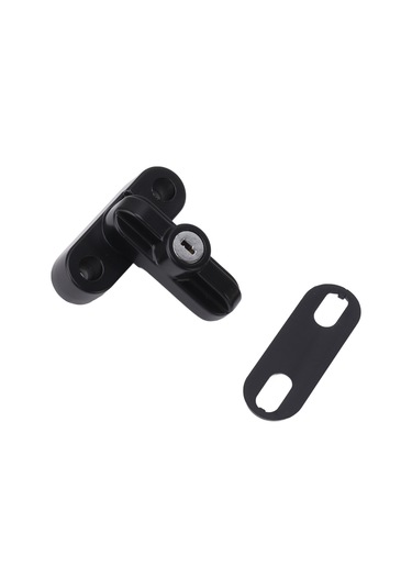 Tek Çift Pencereler İçin Harici Pencere Kilidi Mandalı Alüminyum Alaşımlı Hırsızlığa Karşı Düz Pencere Mandalı Kilidi Siyah Diğer