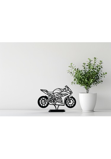 3d Baskı Spor Motosiklet Masa Dekoru 20cm El Yapımı Naked Bike