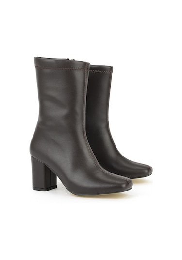 Ziya, Kadın Topuklu Bot 1531044z4007 Kahve 1531044z4007 300 Kahve