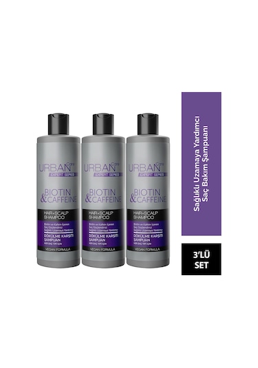 Urban Care Expert Biotin & Kafein Şampuan 3 x 350 ML