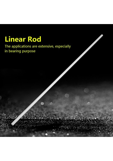 Wezone 8mm Çaplı 500mm Uzunlukta 304 Paslanmaz Çelik Doğru Hareketli Lider Çubuk - Dayanıklı, Pürüzsüz, Yüksek Hassasiyetli Makinalar İçin