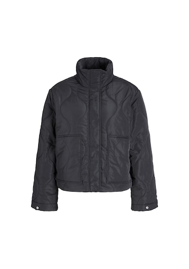 Kadin Dik Yaka Kapitone Ceket - Serena - 12278850 Black