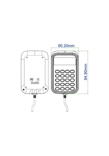 Acs Apg 8201-b2 Pinpad+lcd Temaslı Kart Okuyucu+kodlayıcı