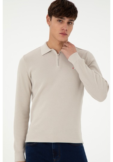 U.s. Polo Assn. Erkek Taş Kazak /triko 50298266-vr049 Tas Taş