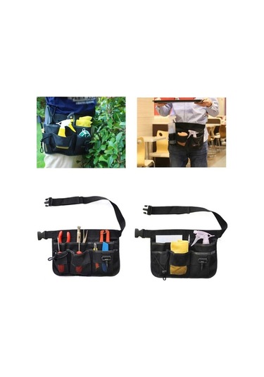 Dancemonkey Çok İşlevli Su Geçirmez Aşınmaya Dayanıklı Bakım İnşaat Çantası Çıkarılabilir Kemerli Bel Çantası Çok Renkli