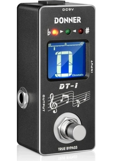 Donner Dt 1 Tuner Pedal Siyah