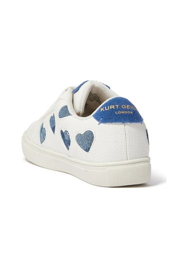 Kurt Geiger Çocuklar Için Sevimli Deri Spor Ayakkabılar Off White