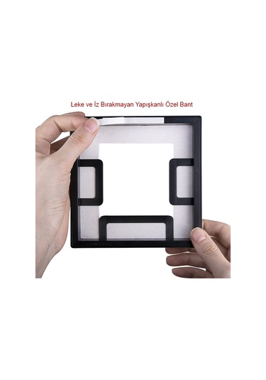 Kişiye Özel Yapışkanlı Sök Tak Paspartulu Pola Çerçeve 1 Adet