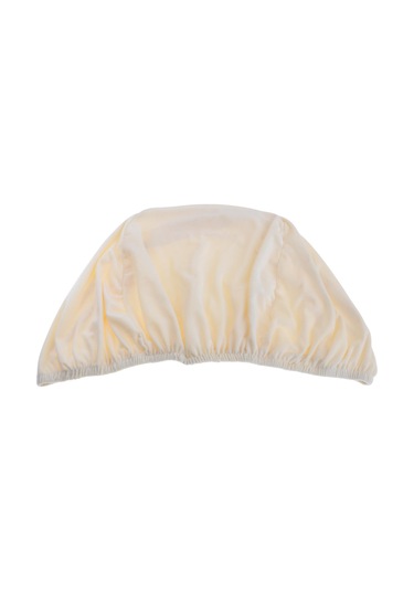 Suntek Yuvarlak Tabak Sandalye Kılıfı Yumuşak Yıkanabilir Bej