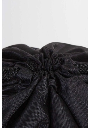 Rakerplus Siyah 32x45 Cm Su Geçirmez Büzgülü Krampon Ve Spor Çantası Siyah