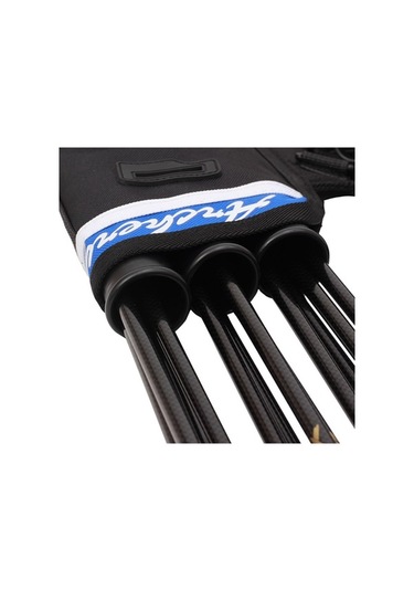 Pazly Suntek Okçuluk Ok Sadak 3 Tüplü Bel Kalça Çanta Kemer Mavi