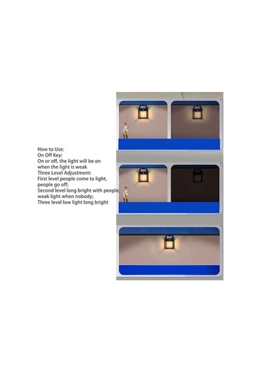 Büro Ev Ofis Bahçe Aydınlatması İçin Dış Mekan Işıklandırma Solar Güneş Enerji Şarjlı Lamba Açık Gri