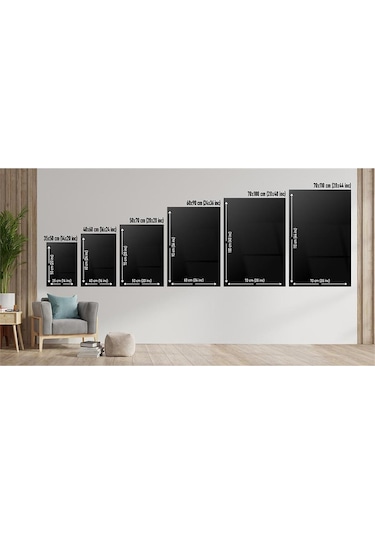 Gerçek Cama Baskı Ayetel Kürsi Cam Tablo Tekli D021