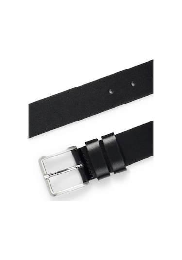 Orijinal Hakiki Deri Erkek Kumaş Kanvas Kot Pantolon Için Uygun Tek Parça Deri 1.sınıf Siyah Siyah