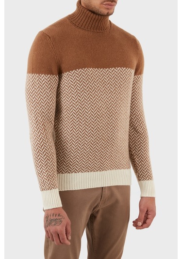 Gran Sasso Erkek Kazak 13117 22617 006 KAHVE Kahverengi