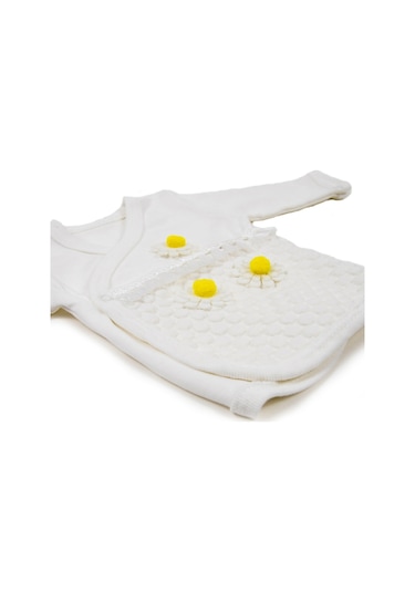 Pembe Bebek Bakım Çantası Ve 5 Parça Hastane Çıkışı İkili Set Pembe - Sarı