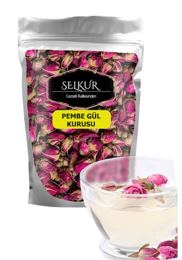 Selkur Tomurcuk Gül Kurusu Pembe Gül 200 G