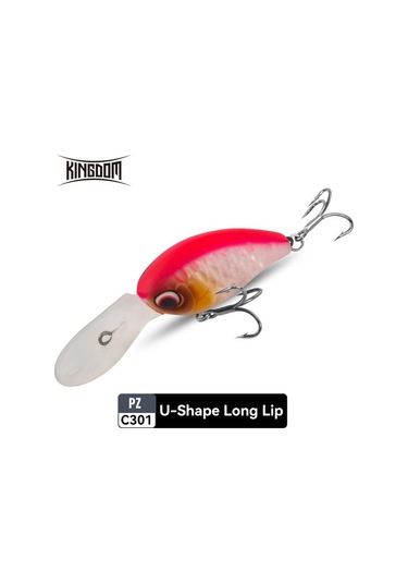 Krallık Şişman Çocuk Balıkçılık Lures Yüzen Crankbaits U/t Türleri Dudak Derin Dalgıç Yem Cazibesi Sert Yemler Profesyonel Aksiyon Wobbler