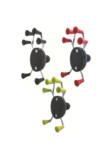 Kartal Pençeleri X-tipi Altı Pençeli Metal Cep Telefonu Geri Klip Bisiklet Motosiklet Cep Telefonu Tutucu Yeşil Yeşil