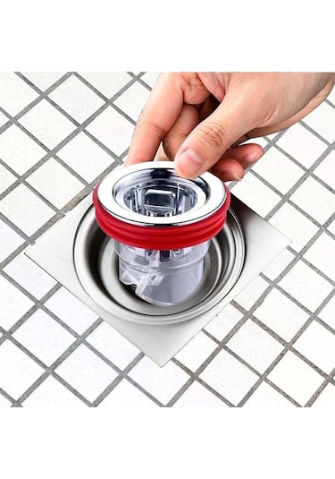 Wuvera Anti Koku Önleyici - Duş Yer Sifonu Geri Akış Önleyici - Gider Pis Koku Önceliyici - Böcek Önleyici