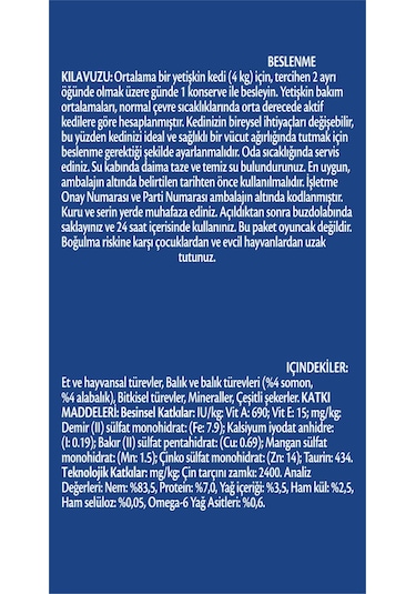 Purina Felix Alabalık Somonlu Kedi Konservesi 400 G