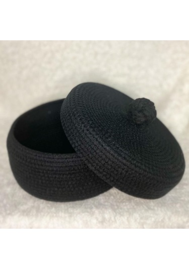 Hasır Sepet, Jüt Sepet, %100 Doğal Hasır Sepet, Çok Amaçlı Dekoratif Hasır Sepet, Organize