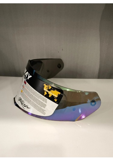 Kask Camı Sway Ff 820 İridyum Mavi Çok Renkli