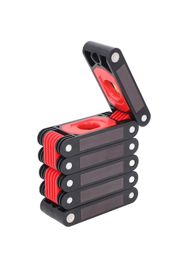 Xindoker 6 Bölüm Katlanabilir Seviye Çizgisi - 72 Cm Alüminyum Malzeme İle Çok Açı Doğru Ölçüm - Ahşapçılık Ve İnşaat İçin Manyetik Fonksiyonlu