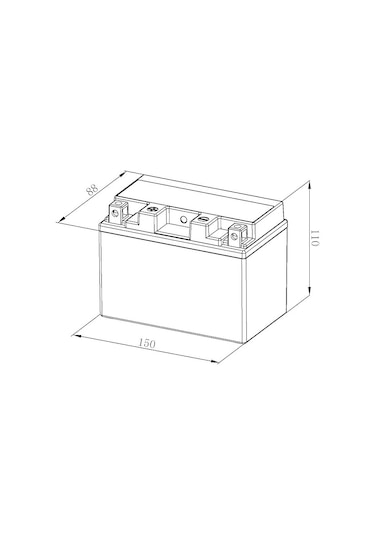 Bosch 12 V 11,2 Ah Ytz14s Agm Akü
