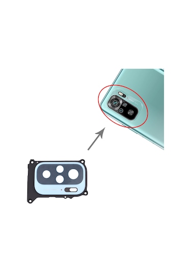 Xiaomi Redmi Note 10 / Redmi Note 10s İçin Kamera Lens Kapağı M2101k7bg M2101k7bı M2101k7bny M2101k7aı M2101k7ag Yeşil 1 Adet