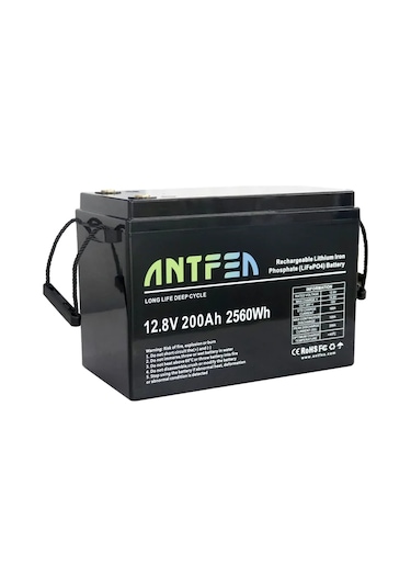 Antfea 12v200ah Lityum Akü ABS Lityum Akü LiFePo4