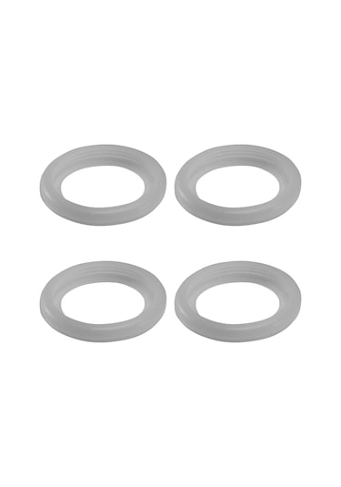 Wezone Breville Kahve Makinesi İçin Silikon Sigorta Halkası - Beyaz Renk, 4 Adet, Kahve Makinesi Parçası Diğer