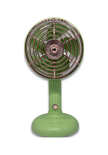 Fy060 Taşınabilir Masaüstü Ve El Yeşil Usb Fan