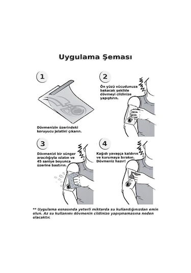 Patili Ve Kedili Geçici Vücut Dövmesi