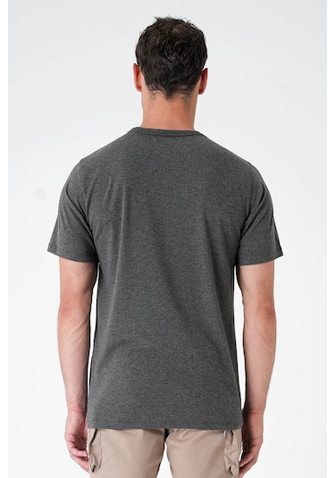 Mecanık Casual Neo Organic T-shirt Koyu Gri