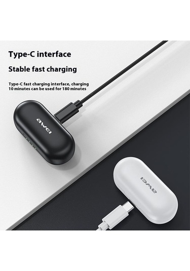 Hifi Stereo Sound Bluetooth-compatible Headset Touch Control Wireless Headphone Built-in 8mm Driver Unit - Blue