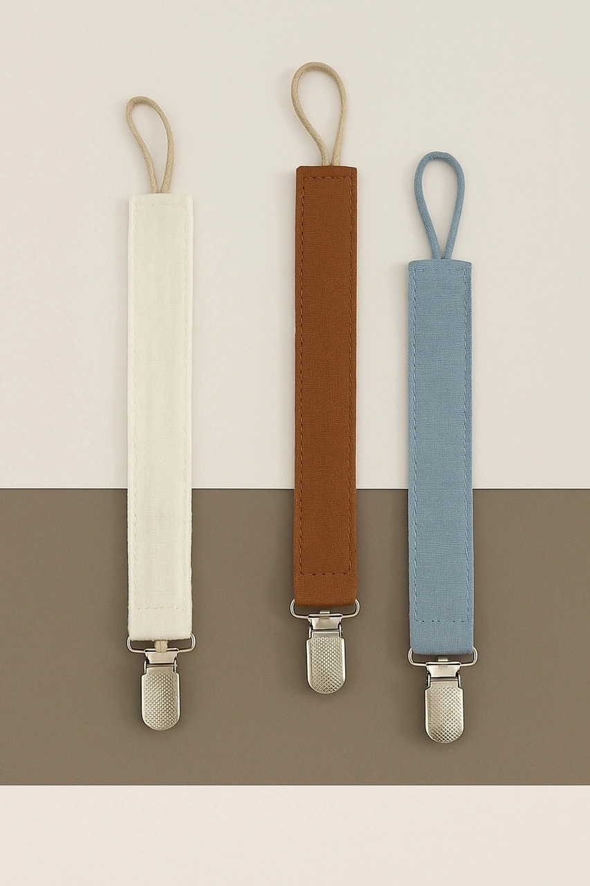 Bebek Emzik Askısı Emzik Tutucu Emzik Zinciri 3lü Emzik Askısı