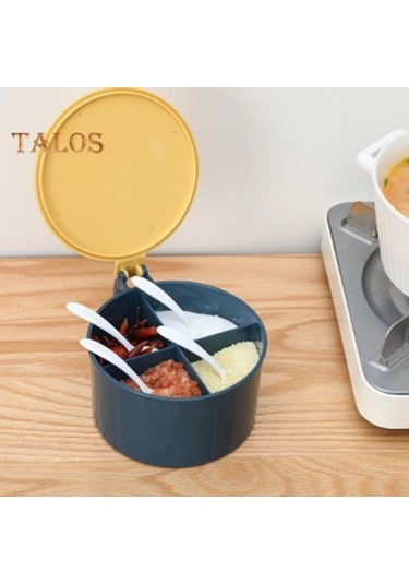 Pembe Kapaklı Baharat Kutusu İskandinav Tarzı 4 Bölmeli Kullanımı Kolay Kokusuz Kolay Tutulan Baharat Kutusu Ev Gereçleri Pembe