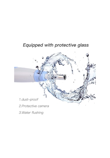 Skycity Z20 Wifi Kulak Bakımı Endoskopu - 5.5mm Küçük Lens, 1080p Hd Görüntü, 6 Led Işık, 250mah Şarjlı Pil, Mavi