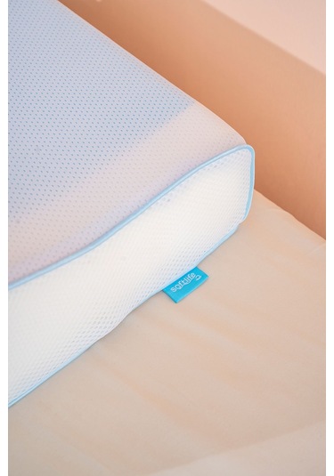 Jelli Ortopedik Visco Yastık Serinleten Yastık 45 31 10/7 Cm Beyaz