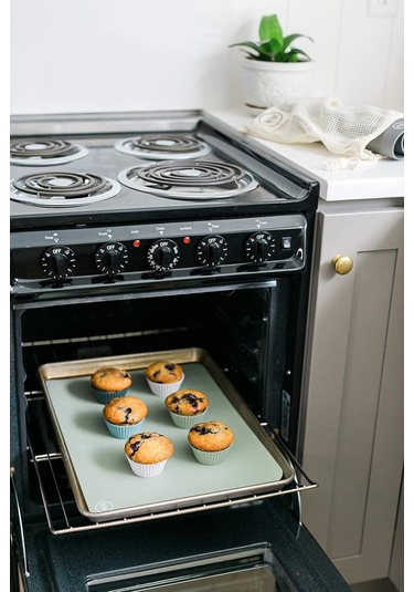 Kangvka 24 Adet Fda Onaylı Silikon Muffin Kuvveti - Yemek Dereceli, Porselensiz, Mikrodalga Uyumlu, Yeniden Kullanılabilir Fırın Kapsülleri Diğer